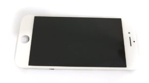 White iPhone 7 screen